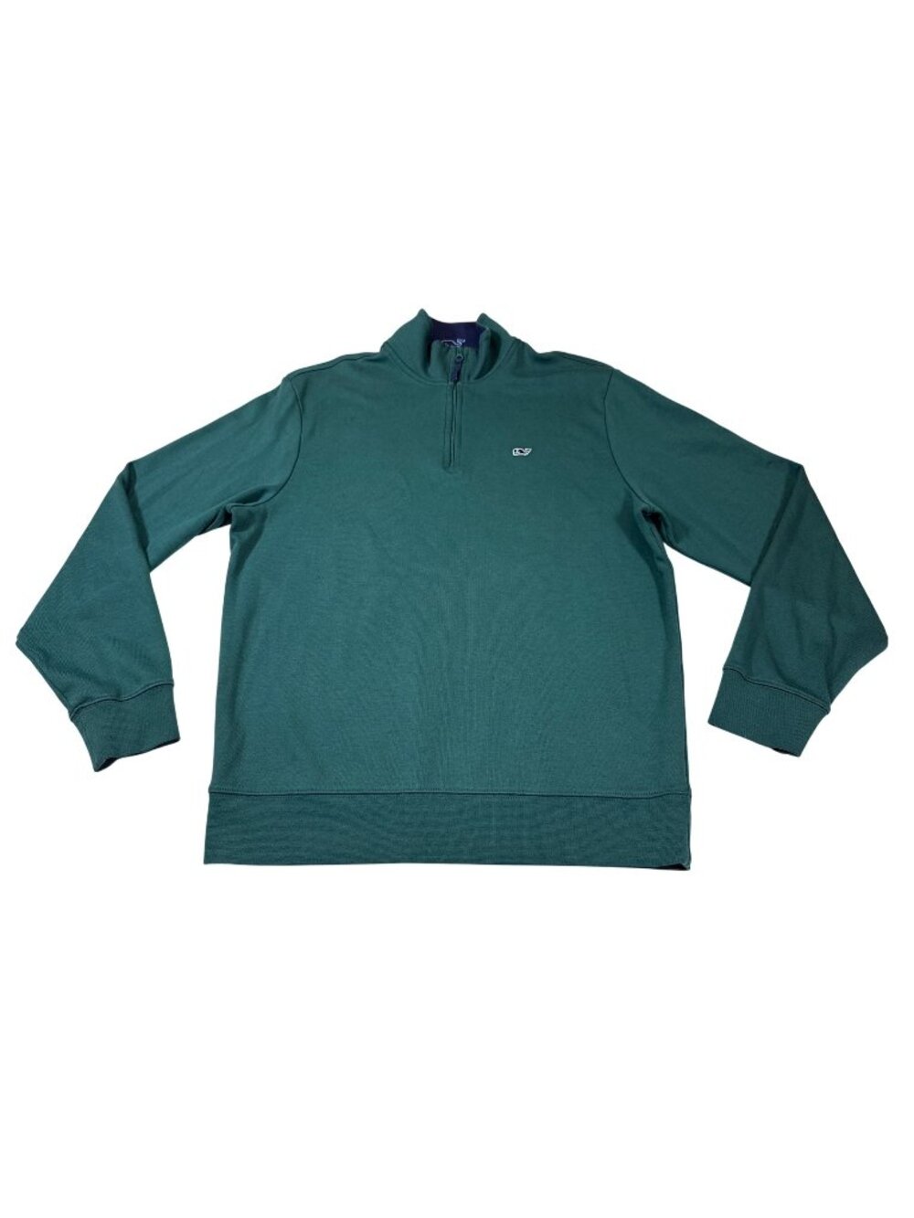 Vineyard Vines Mens Green Pima Cotton Performance Pullover Size Small (NN617)